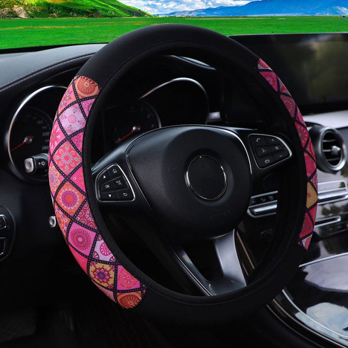 PREXIM Poťah na volant neoprén, ružový