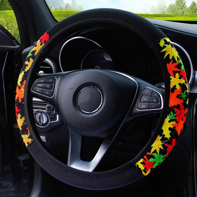 PREXIM Poťah na volant neoprén, javor
