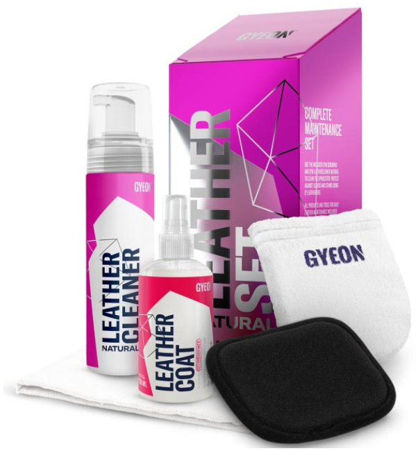 Gyeon Q2M Leather Set NATURAL Sada na pravidelnú starostlivosť o kožu 320 ml