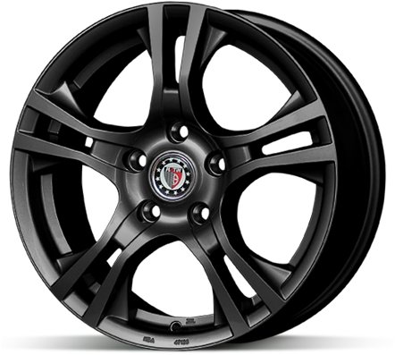 Platin P53 Matt Black 6,5 × 16 5 × 108 ET43