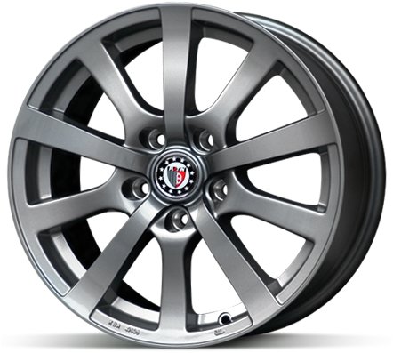 Platin P58 Grey 7 × 17 5 × 108 ET42