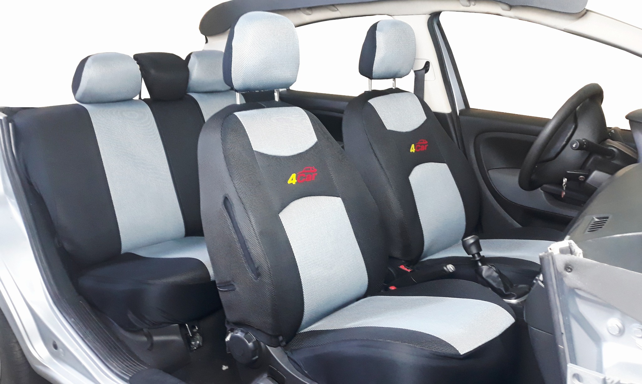PREXIM autopoťahy Škoda Fabia III, 4car s lakťovou opierkou