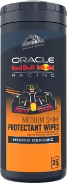 Armor All RED BULL Protectant Wipes, obrúsky na ochranu plastov stredný lesk 25 ks