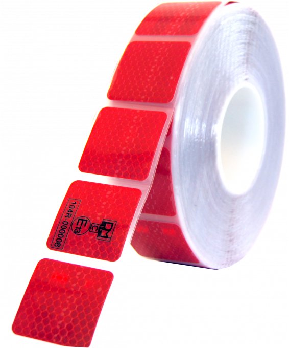 Prexim Fólia reflexná 50 mm × 50 m delená červená