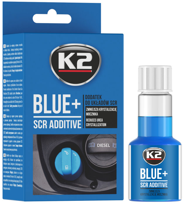 K2 BLUE+ aditívum do AdBlue proti kryštalizácii, 50 ml