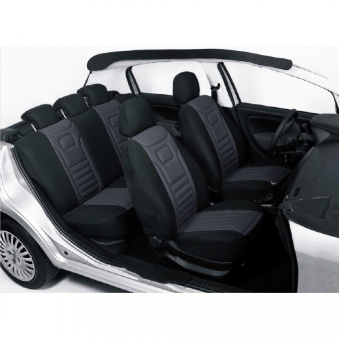 PREXIM Autopoťahy CLASSIC Škoda felicia od roku výroby 1994-2001 s nedeleným zadným sedadlom, sivé