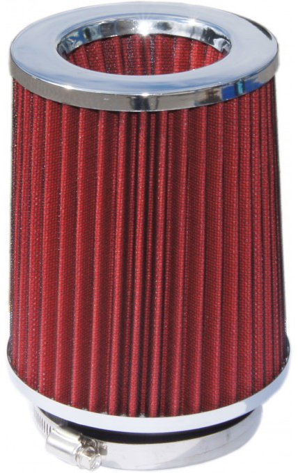 PREXIM Filter športový vzduchový červený + redukcia 60 – 80 mm