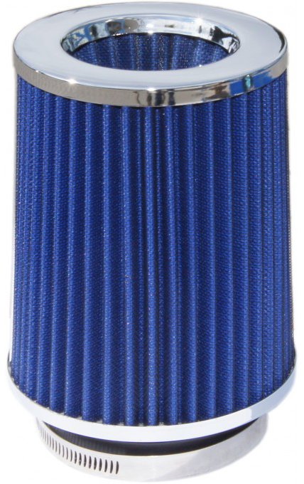 PREXIM Filter športový vzduchový modrý + redukcia 60 – 80 mm