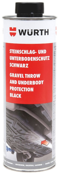 Würth Ochrana podvozku prelakovateľná čierna, 1000 ml