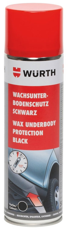 Würth Vosk na ochranu podvozku čierny, 500 ml