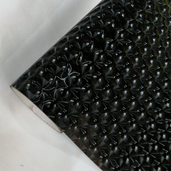 PREXIM Fólia na svetlá 30 cm × 8 m, cat eye tmavo čierna