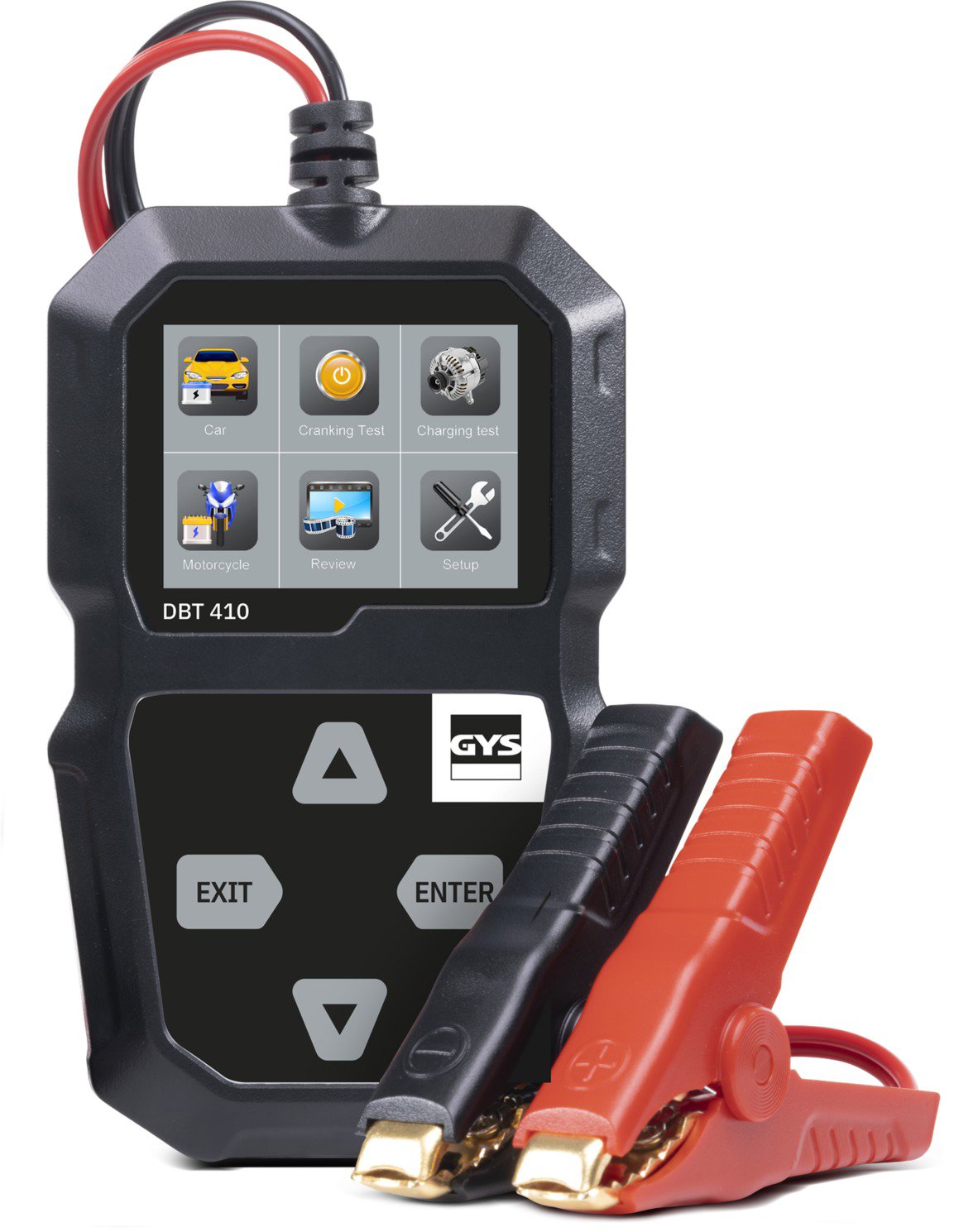 GYS tester batérií, napätia, prúdu, dobíjania, 12 V, 7 – 240 Ah, DBT 410 – ŠTART/STOP