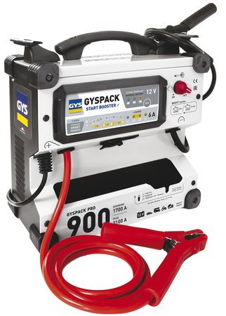 GYS štartovací zdroj s integrovanou nabíjačkou vnútorná batéria GYSPACK PRO 900 12 V 3100 A