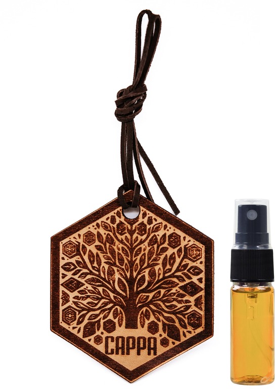 Cappa Aroma Leather Tree Vanilla & Sandalwood Set