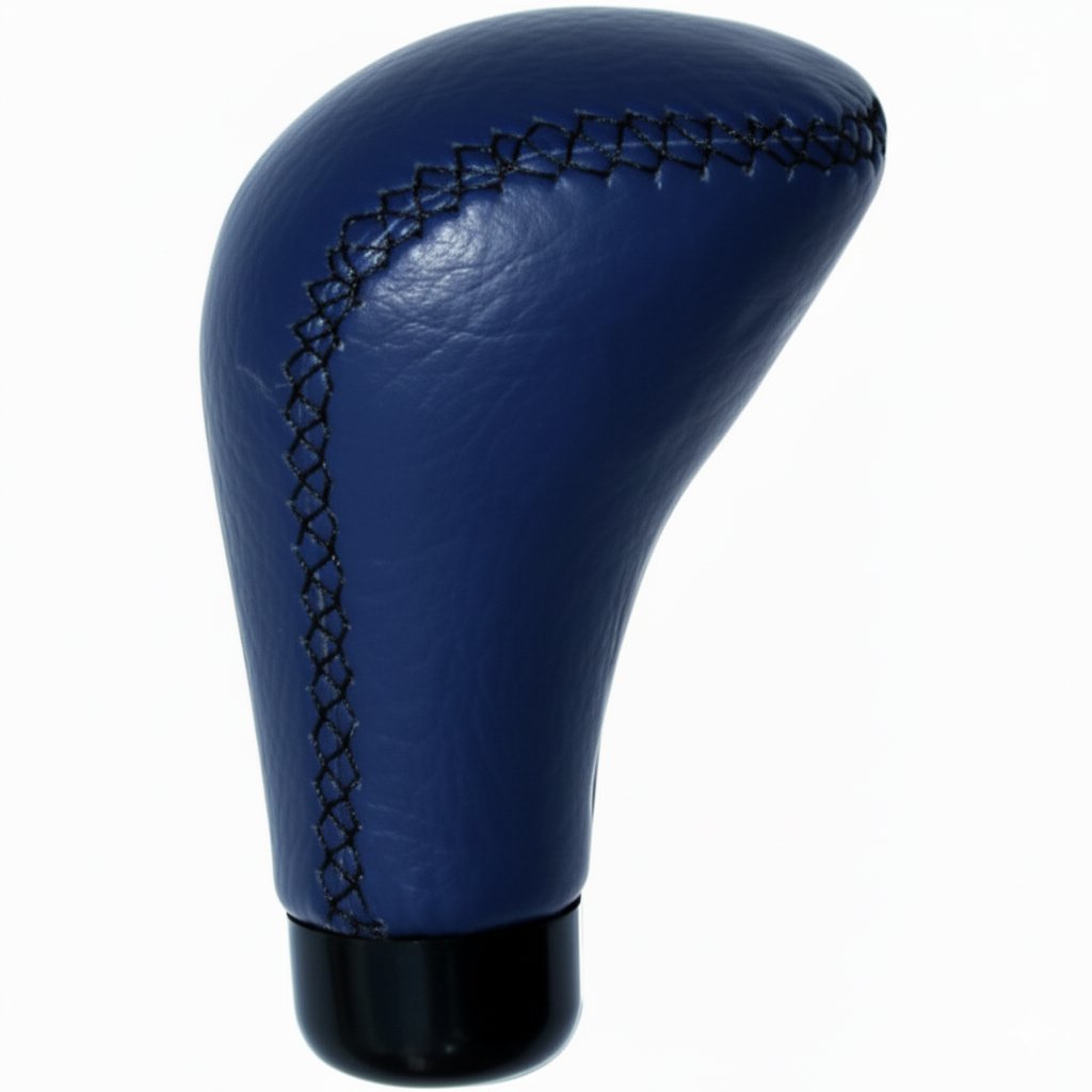 PREXIM rukoväť radiacej páky celokožená modrá