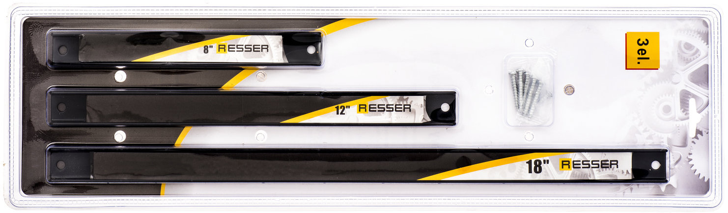 ACI magnetická lišta na náradie, súprava 3 ks