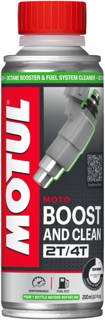 MOTUL Boost And Clean Moto, 200 ml