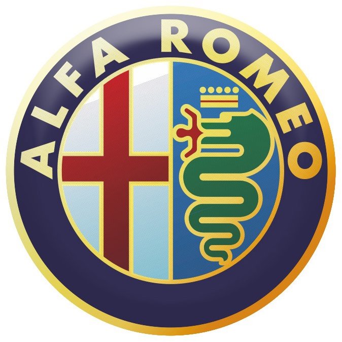 Panacea Živicové samolepky stredy kolies Alfa Romeo – 4 ks