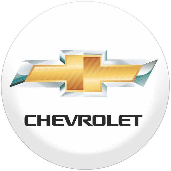 Panacea Živicové samolepky stredy kolies Chevrolet – 4 ks