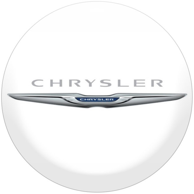 Panacea Živicové samolepky stredy kolies Chrysler – 4 ks