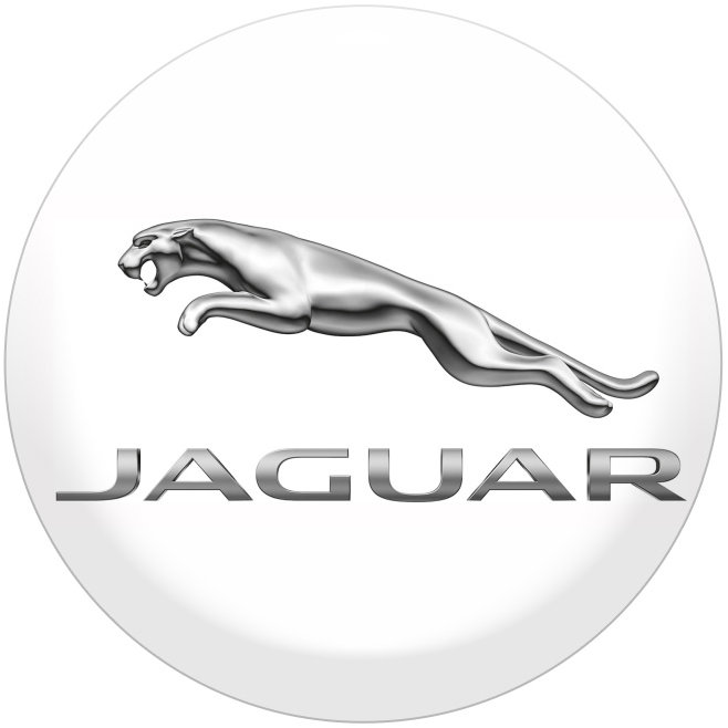 Panacea Živicové samolepky stredy kolies Jaguar – 4 ks