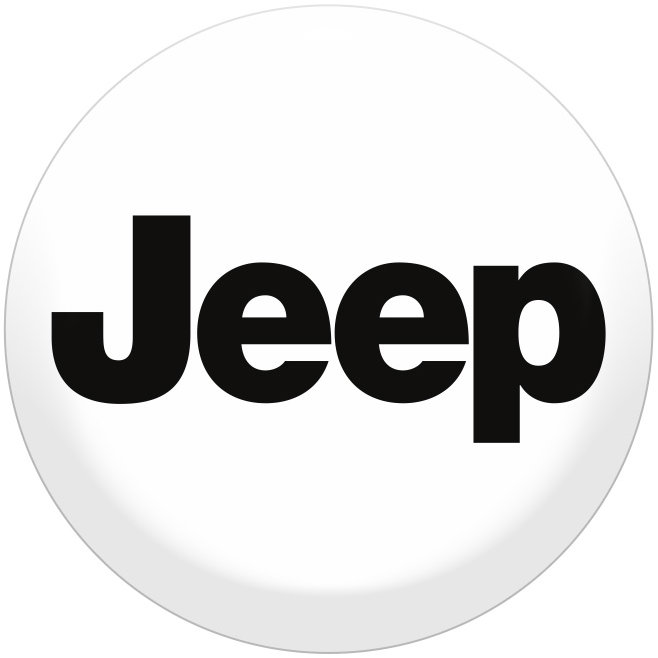 Panacea Živicové samolepky stredy kolies Jeep – 4 ks