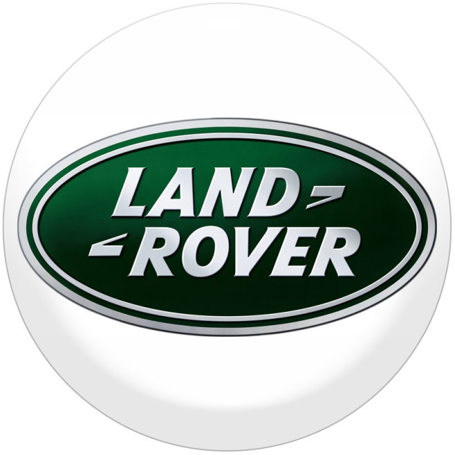 Panacea Živicové samolepky stredy kolies Land Rover – 4 ks