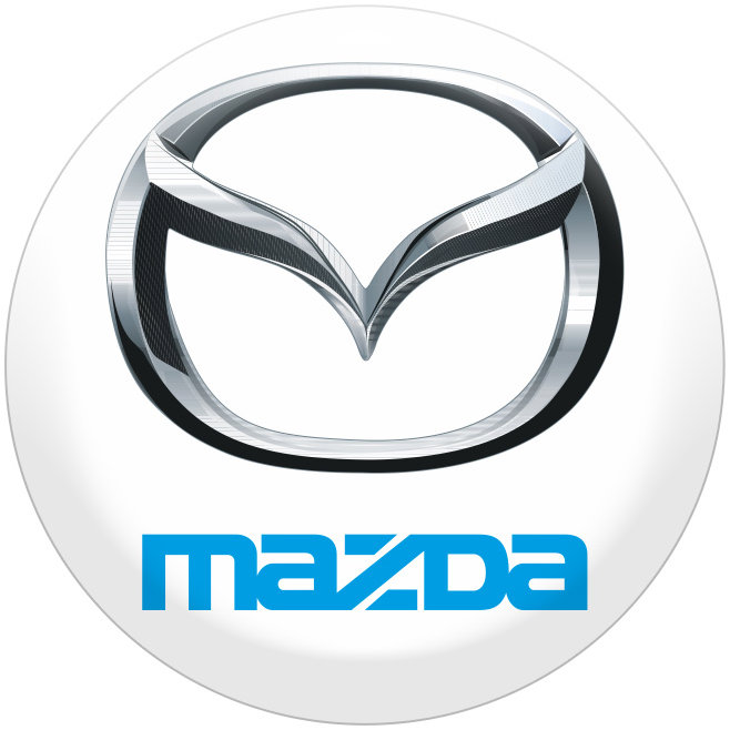 Panacea Živicové samolepky stredy kolies Mazda – 4 ks
