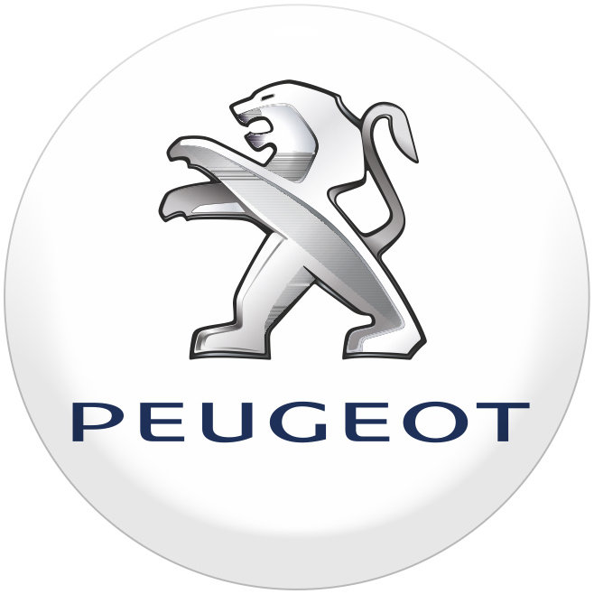Panacea Živicové samolepky stredy kolies Peugeot – 4 ks