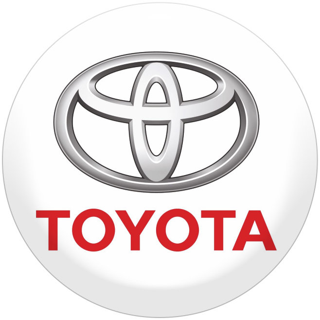 Panacea Živicové samolepky stredy kolies Toyota – 4 ks