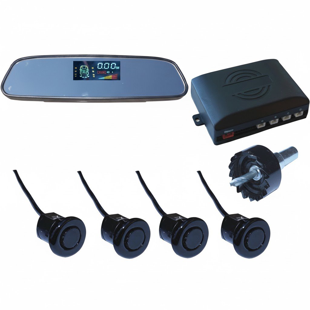 PREXIM Parkovací systém LED v zrkadle