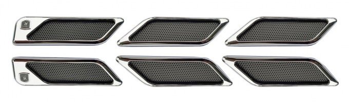 PREXIM Deflektory so sieťkou 6 ks 35 × 130 mm