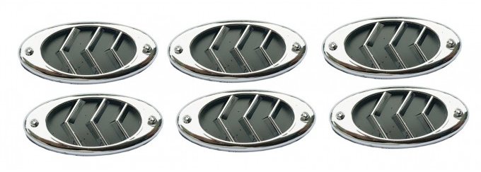 PREXIM Deflektory ovál 6 ks 40 × 90 mm