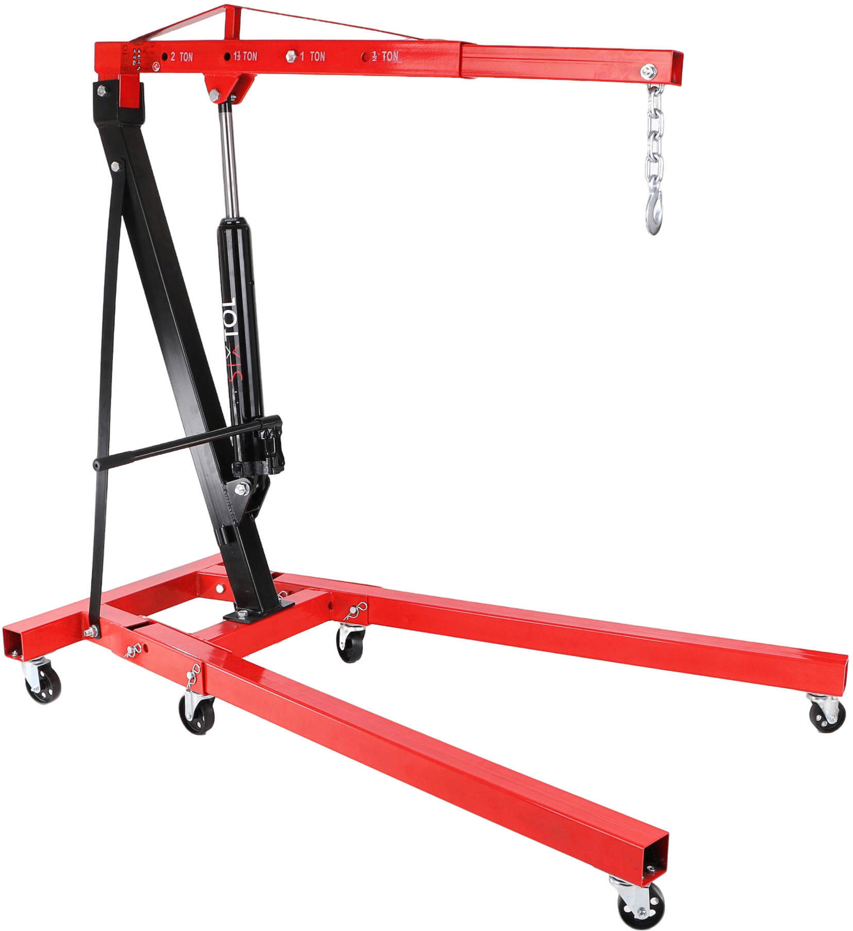SIXTOL Dielenský hydraulický žeriav Mechanic Crane 2 t, 78 kg, 230 cm