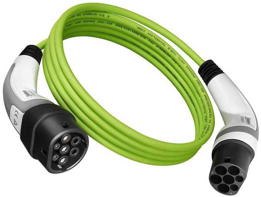 VALEO nabíjací kábel pre EV, Typ 2/Typ 2, 16 A/11 kW, 3 fázy, 400 V, dĺžka 5 m