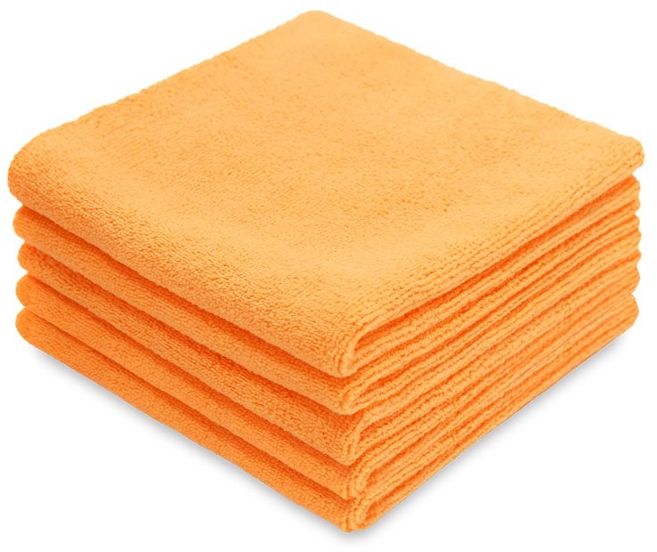 It's Win WINC-047 sada mikrovláknových utierok, 310 gsm, 40 × 40 cm, oranžová, 5 ks