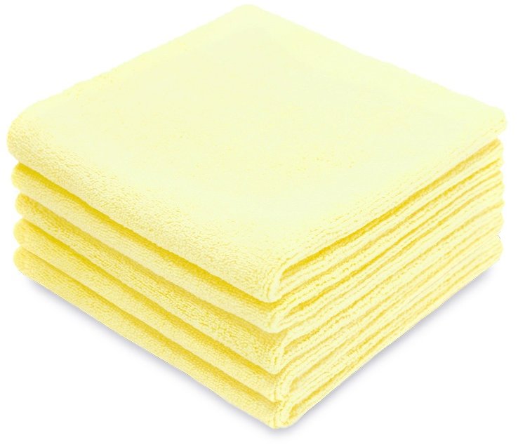 It's Win WINC-121 sada mikrovláknových utierok, 310 gsm, 40 × 40 cm, žltá, 5 ks