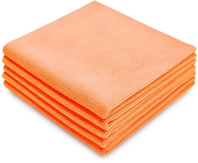 It's Win WINC-206-2 leštiaca utierka, 430 gsm, 40 × 40 cm, oranžová, sada 5 ks