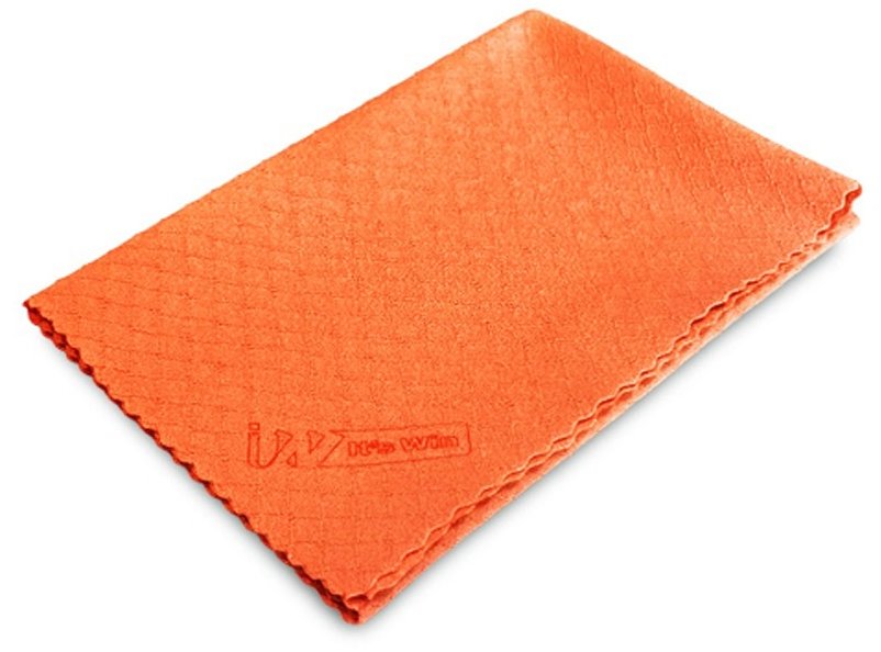 It's Win WINC-243 mikrovláknová utierka na okná, 290 gsm, 40 × 40 cm, oranžová, 1 ks