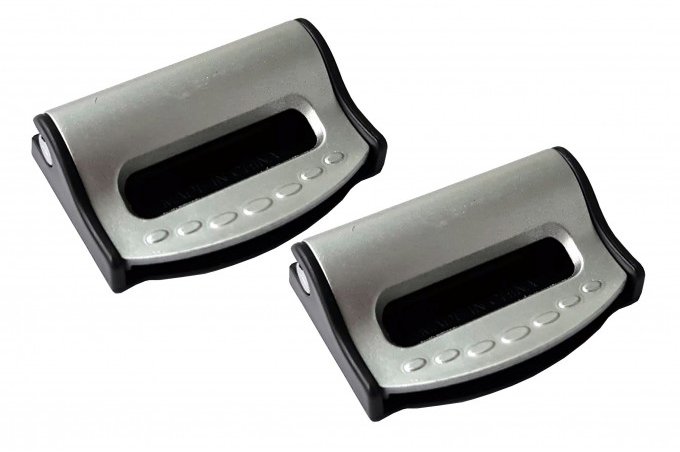 PREXIM zarážky bezpečnostných pásov strieborné