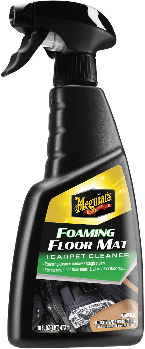 Meguiar's Foaming Floormat & Carpet Cleaner – penivý čistič textílií, 473 ml
