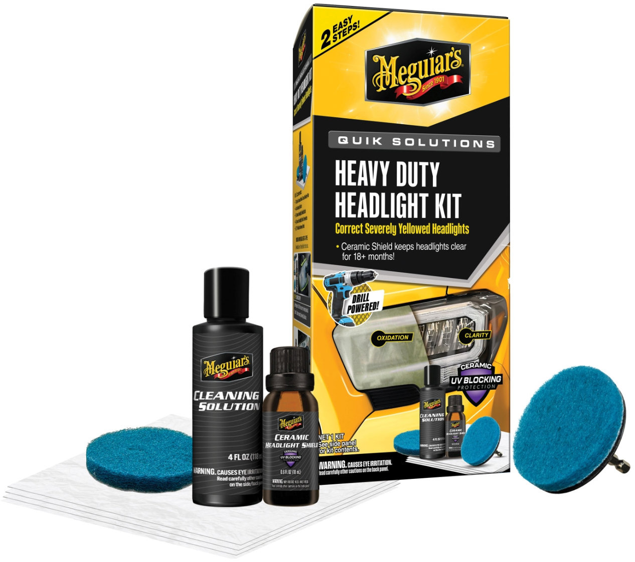 Meguiar's Quik Solutions Headlight Restoration Kit – renovácia svetlometov