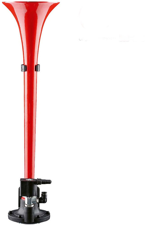 Hi-do vzduchová fanfára TURKISH 24 V, dĺžka 610 mm, červená