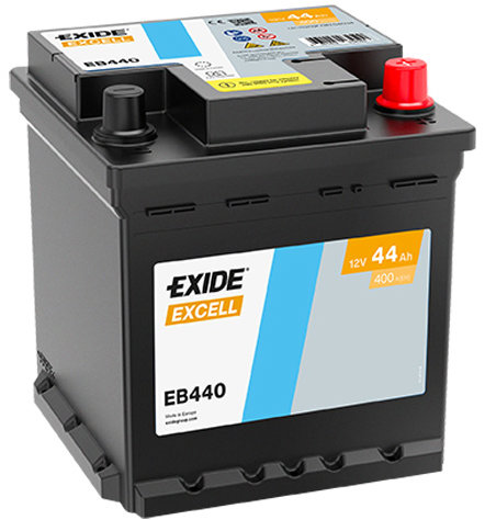 EXIDE Excell 44 Ah, 12 V, EB440