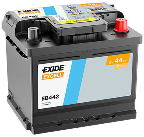 EXIDE Excell 44 Ah, 12 V, EB442