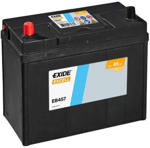 EXIDE Excell 45 Ah, 12 V, EB457