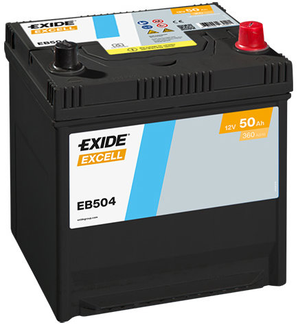 EXIDE Excell 50 Ah, 12 V, EB504