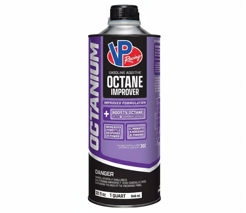 VP Racing Octanium® aditívum do benzínu na zvýšenie oktánového čísla až o 8 jednotiek, 946 ml