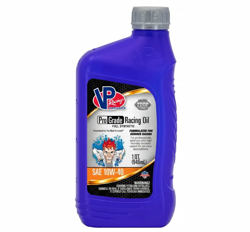 VP Racing Pro Grade plne syntetický pretekársky motorový olej SAE 10W-40, 946 ml