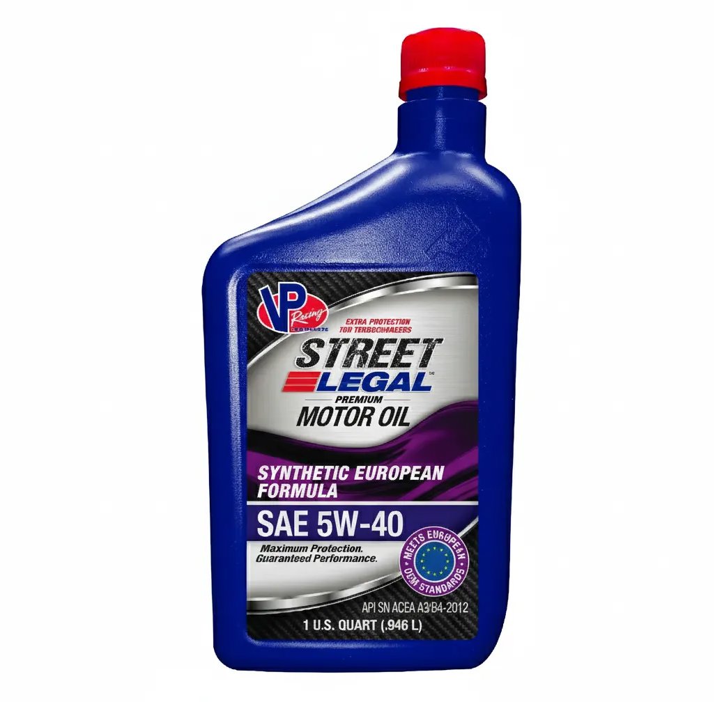 VP Racing Street Legal plne syntetický motorový olej 5W-40, 946 ml